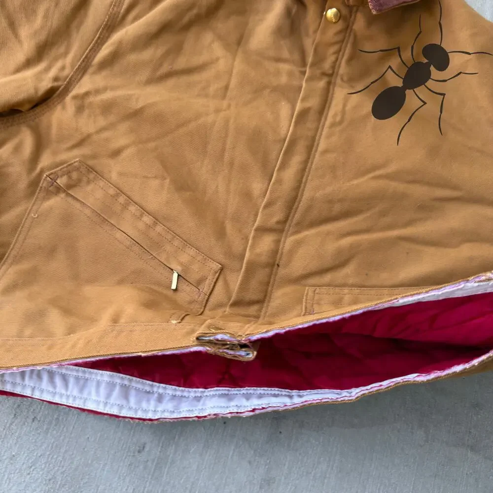 Carhartt brown cropped Detroit style work wear jacket - Picture 5 of 9